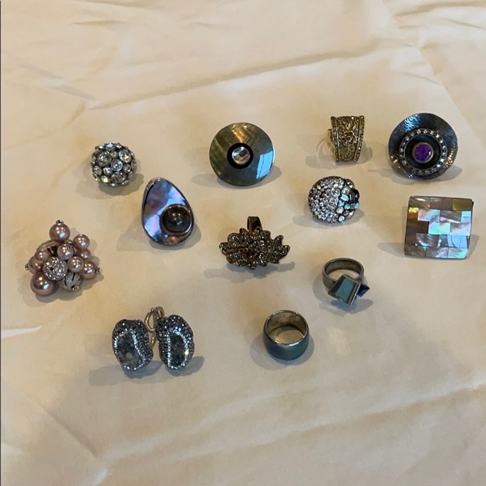 12 Beautiful Rings ... Steal of a Deal!!